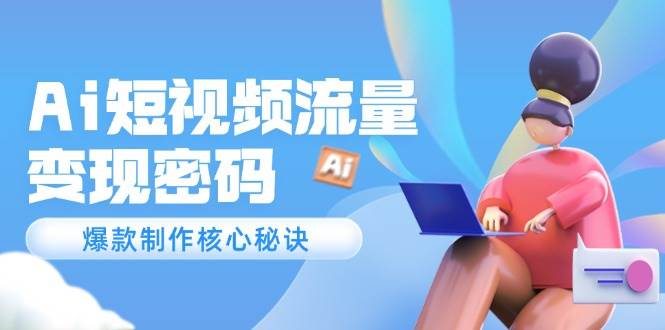 Ai短视频流量密码，爆款制作核心秘诀，120万案例深度解析
