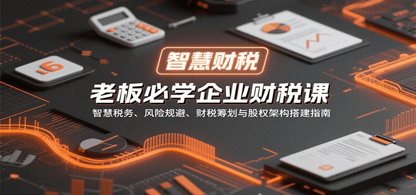 老板必学企业财税课：智慧税务、风险规避、财税筹划与股权架构搭建指南