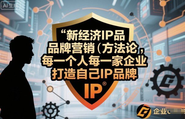 新经济IP品牌营销方法论，每一个人每一家企业都应该打造自己IP品牌