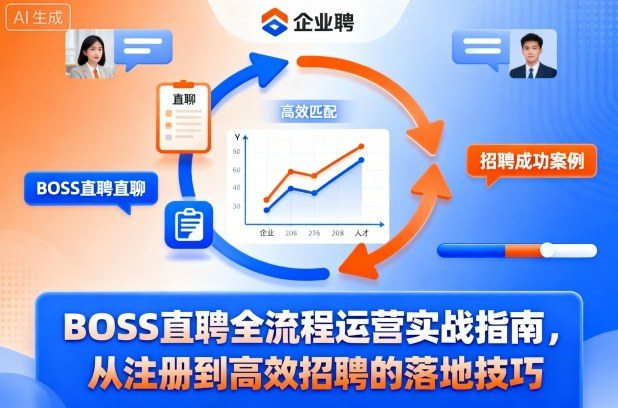 BOSS直聘全流程运营实战指南，从注册到高效招聘的落地技巧