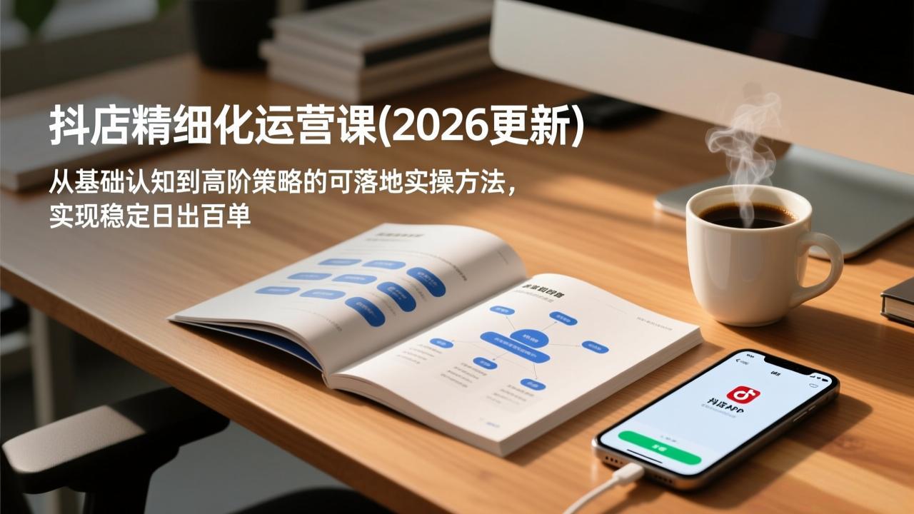 抖店精细化运营课(26年3月更新