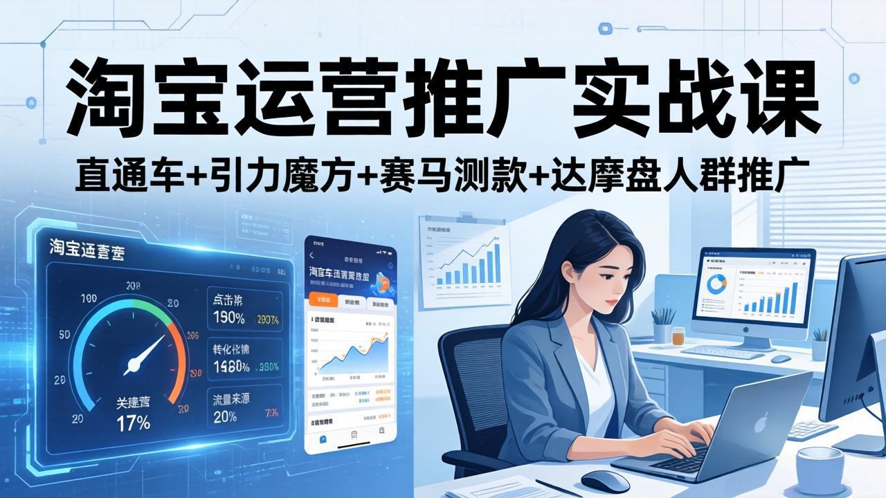 淘宝运营推广实战课(更新26年3月